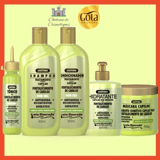 Kit Gota Dourada Antiqueda Fortalecimento Legitimo - 5 Produtos em Oferta na Shopee