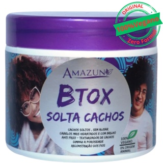Botox Solta Cachos Anti Frizz 500g Amazun em Oferta na Shopee