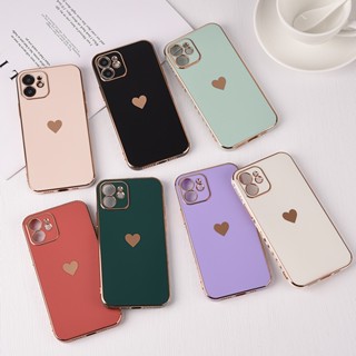 Capa iPhone 7 8 Plus Se X Xs Xr 11 12 13 Pro Max Case Coração Capinha Protege Câmera Anti impacto Feminina
