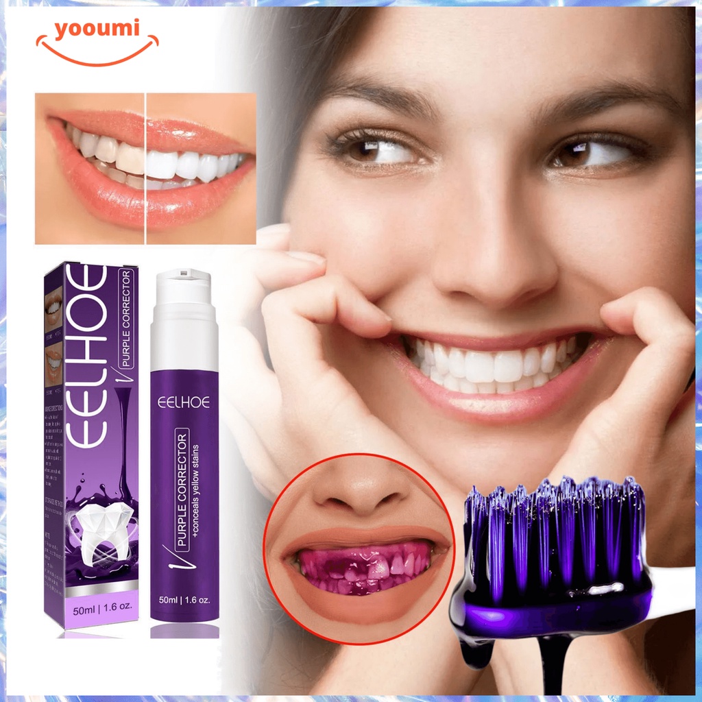 Creme Dental Branqueador De Dentes Roxo/creme dental clareador /Clareamento Dentário