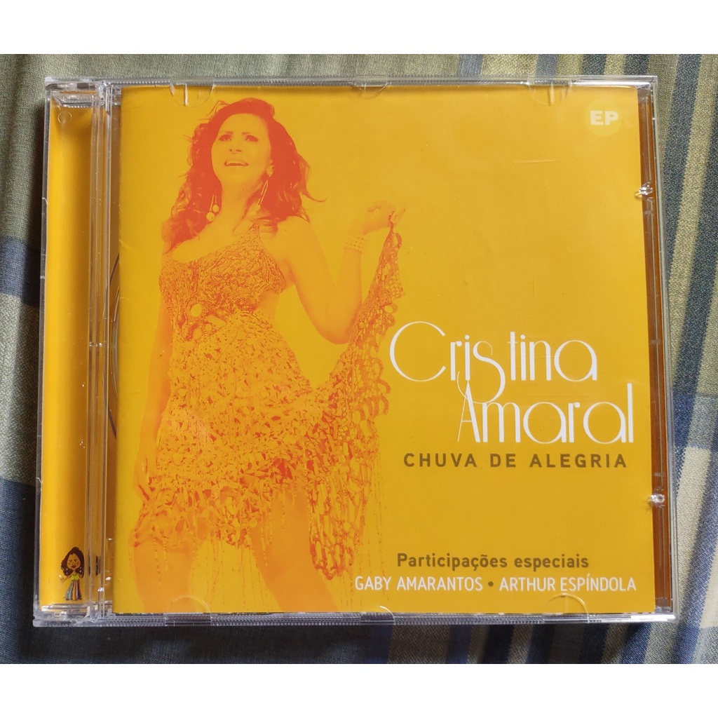 Cd Cristina Amaral - Chuva De Alegria - Part Gaby Amarantos e Arthur Espíndola
