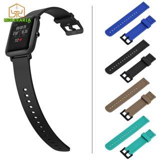 Pulseira De Relógio 20mm Para Amazfit Bip S Lite 20mm Pulseira De Silicone Banda Pulseira Smartwatch