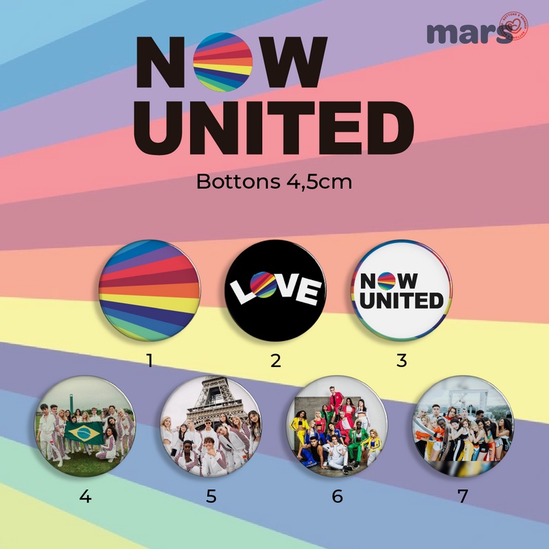 Bottons Now United 4,5cm