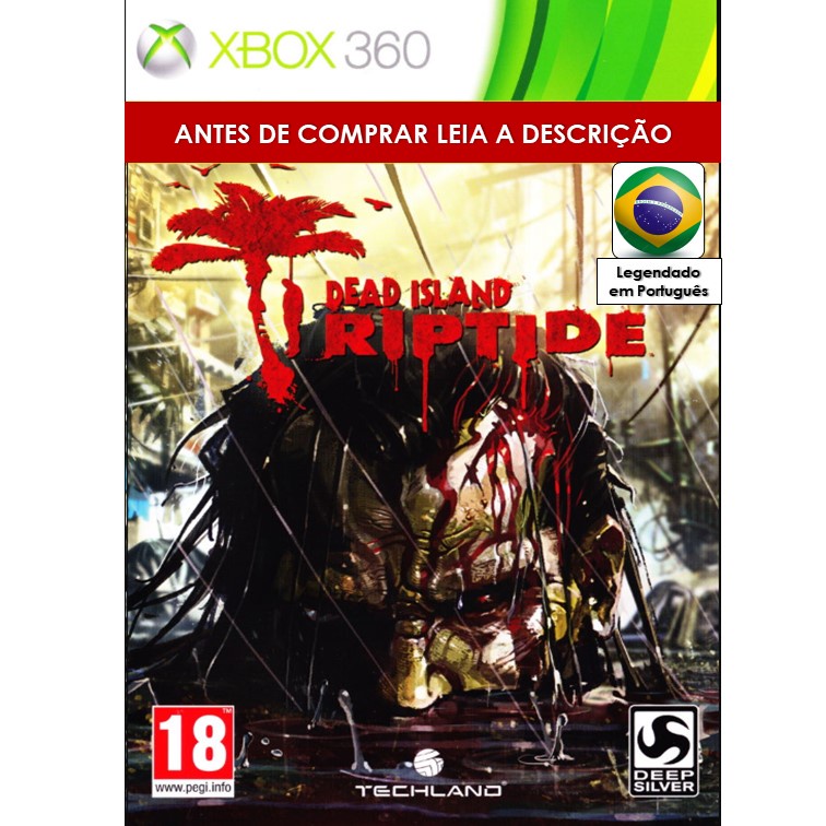 Jogo Dead Island Riptide Legendado em Português Xbox 360 PT-BR Mídia Física