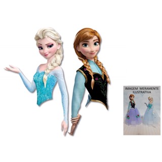 10 Apliques frozen princesas para Tubetes
