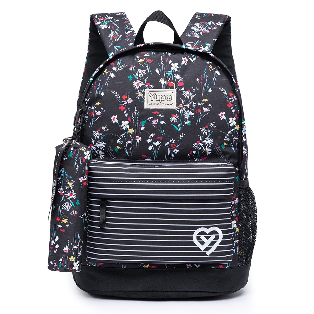 Mochila Bolsa Escolar Feminina Yupe Estojo Espaçosa Original Notebook em Oferta na Shopee
