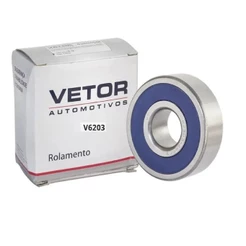 Kit 02 Rolamento 6203 Ddu Vetor / Vto 17/40/12 Mm Vto6203
