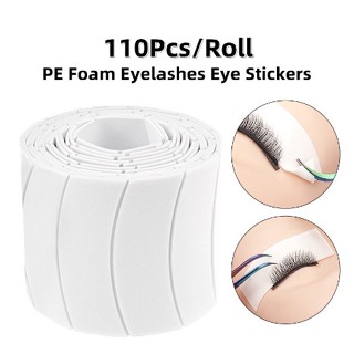 110 Pcs Extensão Dos Cílios Almofadas Lint Adesivos Espuma Esponja Lash Patch Medical Tape Eye Pads Sob Patche Fita De Extensão Dos