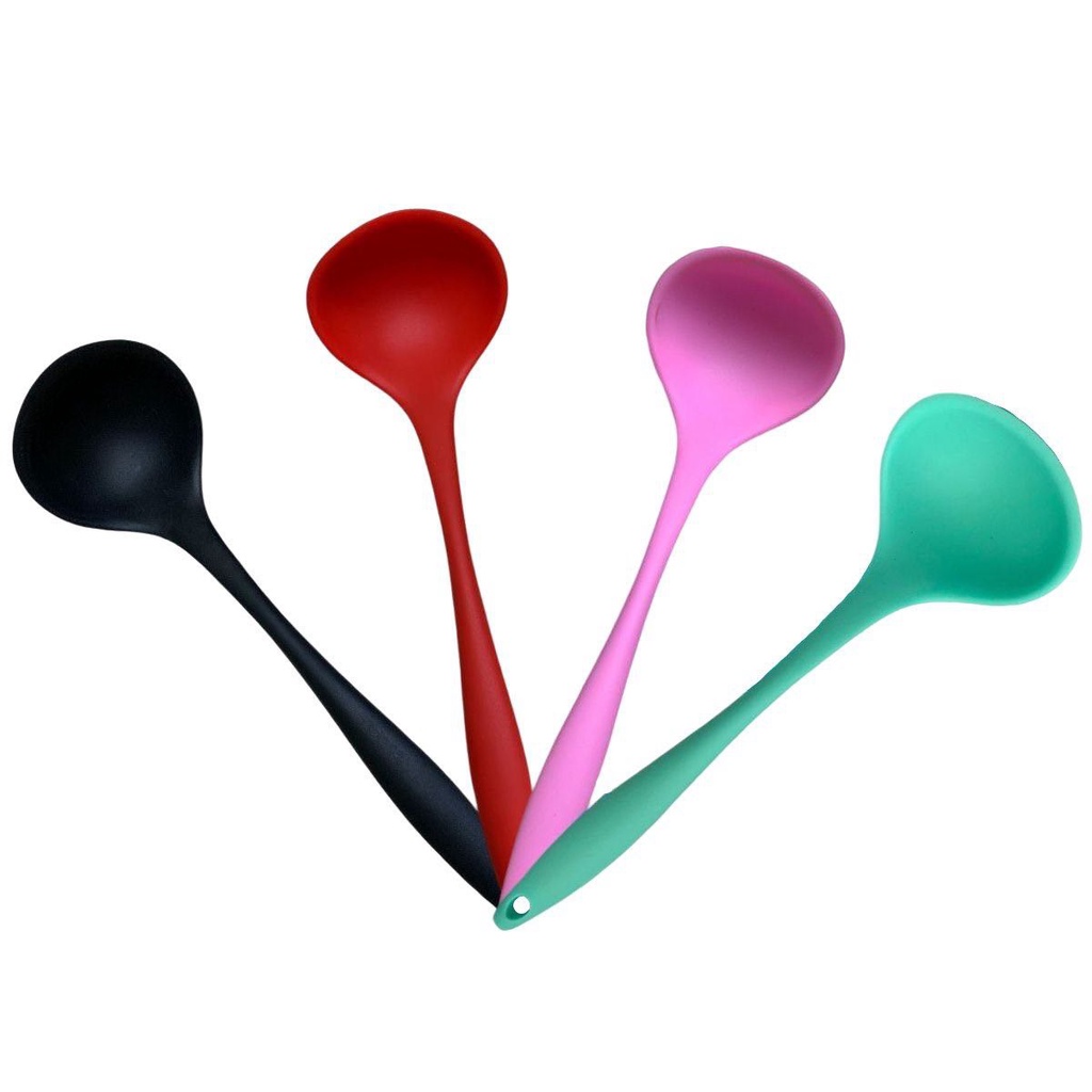 Concha De Silicone Feijão Caldos Utensílio de Cozinha Culínaria e Confeitaria 28CM