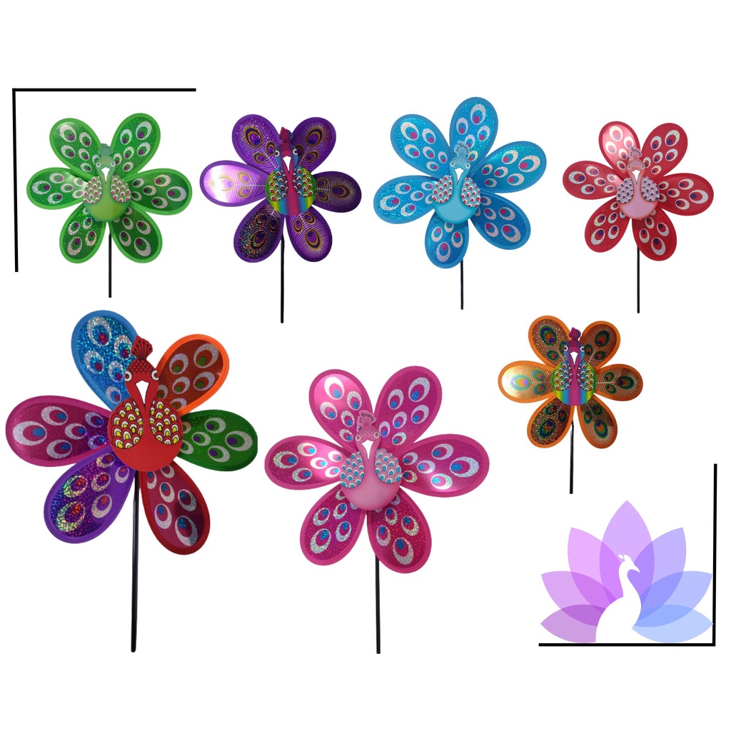 Catavento P/ Jardim Pequeno Pavão Borboleta Abelha Colorido Decoração Jardim Varanda Cata-Vento Insetos Gira em Oferta na Shopee