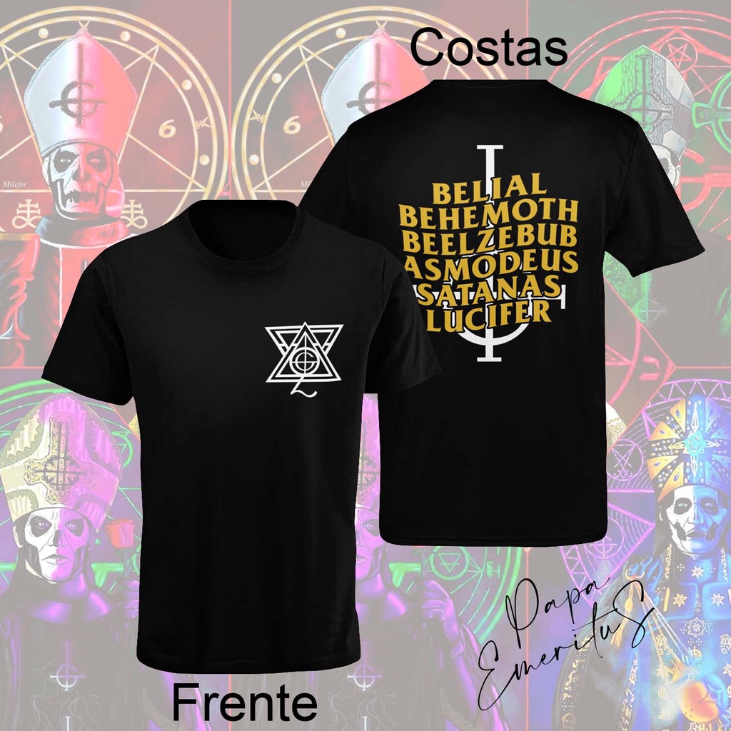camiseta rock ghost camisa rock banda ghost blusa ghost