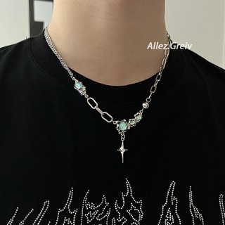 Colar Feminino Com Pingente De Cruz Pedra Da Lua