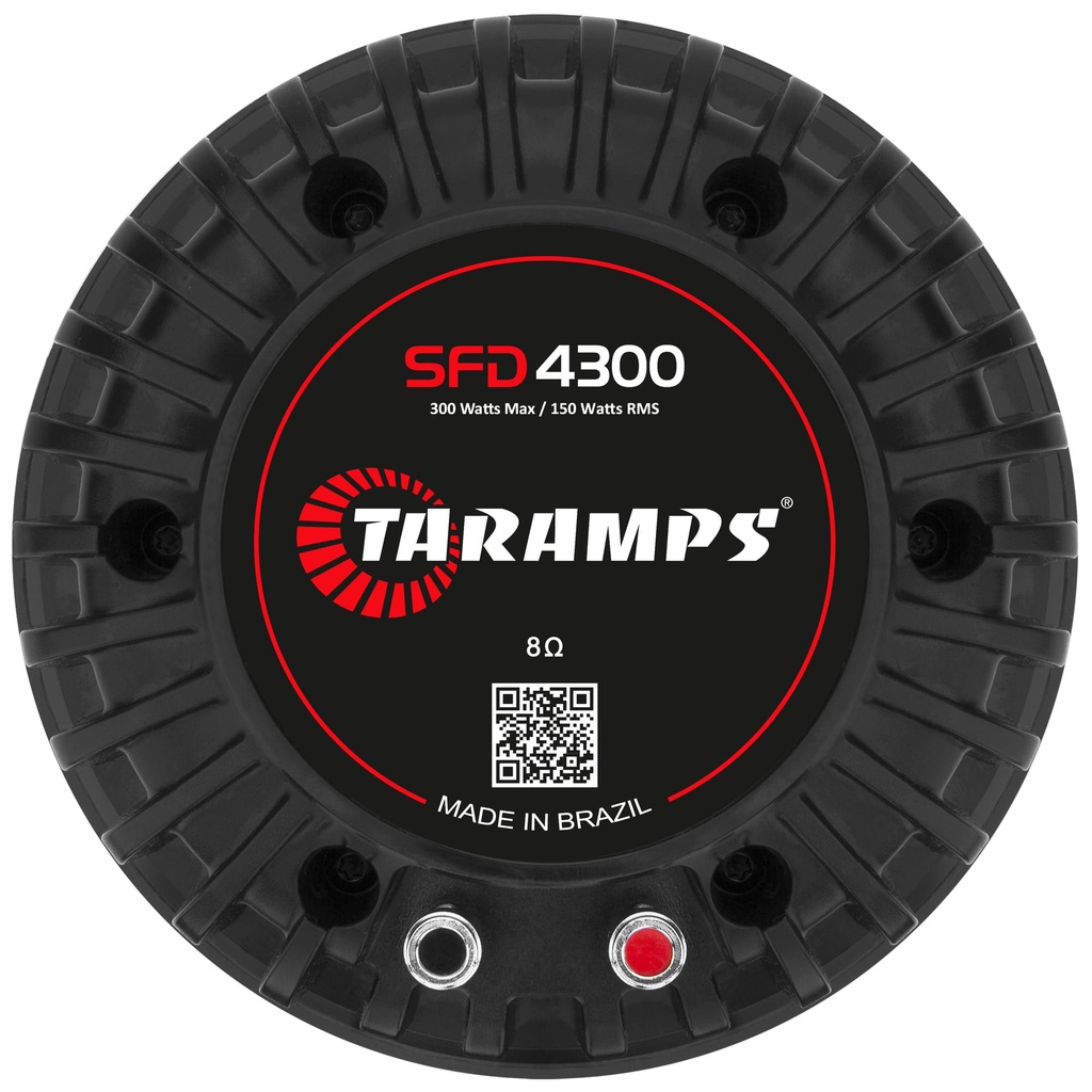 Driver Taramps SFD 4300 150W RMS 8 Ohms Fenólico Corneta 7Driver em Oferta na Shopee
