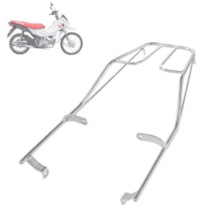 Bagageiro Sansão Tipo Churrasqueira Para Moto Honda Pop 110i 2016 2017 2018 Cromado Preto Cromo Forte