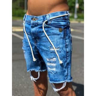 Bermuda Jeans Masculina Lisa Lycra Direta da Fabrica  direto da fabrica em Oferta na Shopee