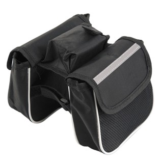 Bolsa Duplo  Suporte De Quadro Para Bicicleta Bike À Prova D água Bolso Ciclismo R-5