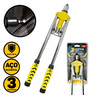 Alicate Rebitador Manual Tipo Alavanca 17Pol. Para Rebites 1/8Pol. 5/32Pol. 3/16Pol. Profissional em Oferta na Shopee