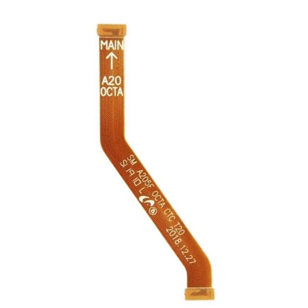 Cabo Flex Flat Liga Lcd A Placa Mãe Para Galaxy A20 A205