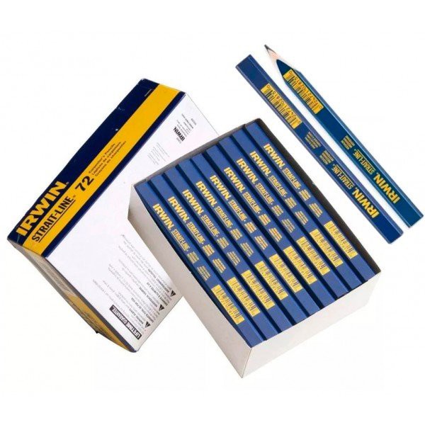 Kit com 5, 10, 20 Unidades Lapis de Carpinteiro Irwin em Oferta na Shopee