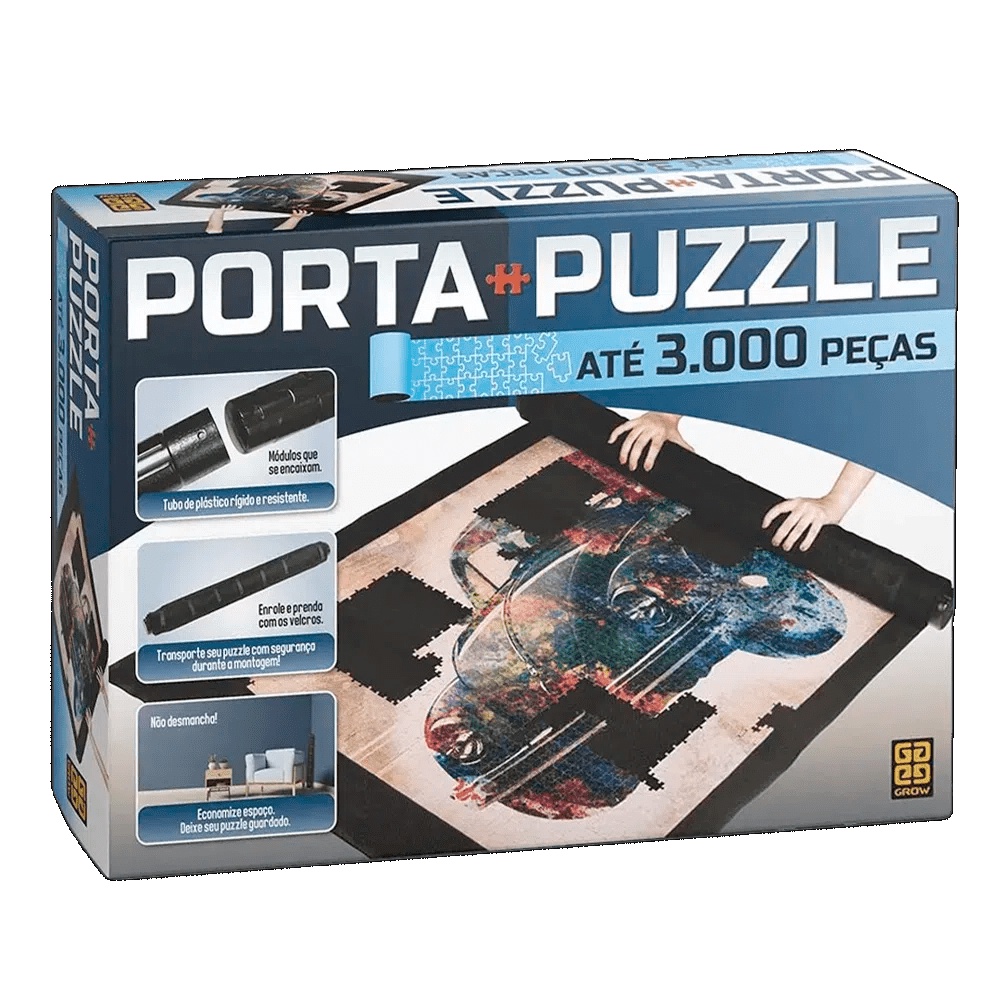 Porta Quebra Cabeça Até 3000 Peças - Grow 3604 em Oferta na Shopee