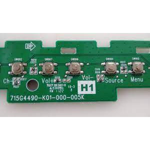 TECLADO DE FUNÇÕES TV SONY KDL40BX425  715G4490 K01-000-005K  SEMI NOVO