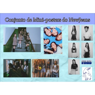 Conjunto de Mini-posters NewJeans em Oferta na Shopee