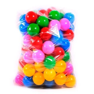 Bolinhas para piscina Coloridas Infantil de Plástico para Piscina de Bolinha tocas tendas brincar 7 cores VERMELHO, AMARELO, VERDE, AZUL, ROXO, LARANJA, ROSA.