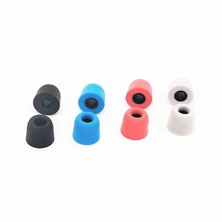 4 Pares De Borracha Eartips (Fone) [Estoque-Brasil ] Vermelho Preto Azul Branco - Original e Lacrado