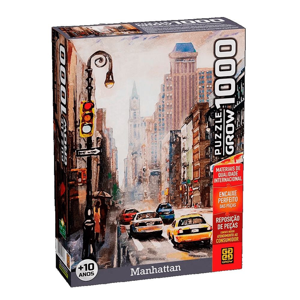 Quebra Cabeça de 1000 Peças Manhatan - Grow 4036 - Mom & Baby