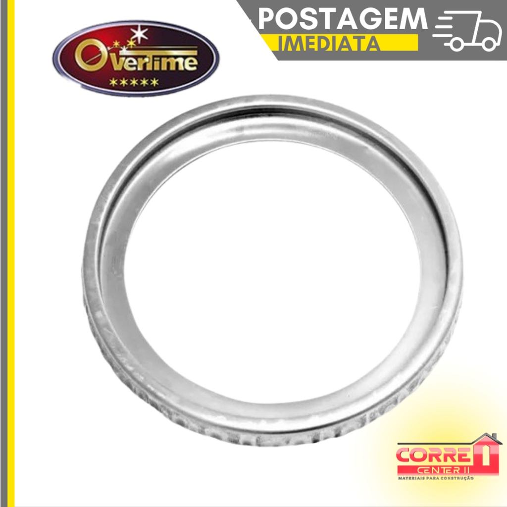 Porta Grelha ( INOX REDONDO ) Para Ralo 10x10 ou 15x15 Overtime