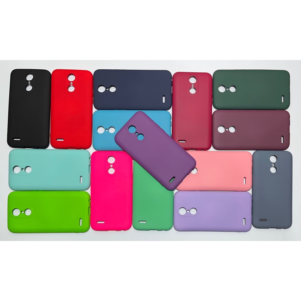 Capa para LG K10 2017 Silicone com Proteção de Câmera Interior Aveludado Macia TPU Premium