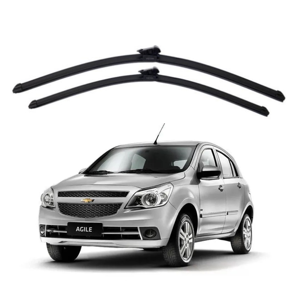 Par Palheta Limpador Parabrisa Chevrolet Agile 2011 2012 2013 2014 2015 2016 2017 2018 em Oferta na Shopee