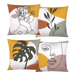 Kit 4 Capas De Almofadas Decorativas 45x45 - Abstrato