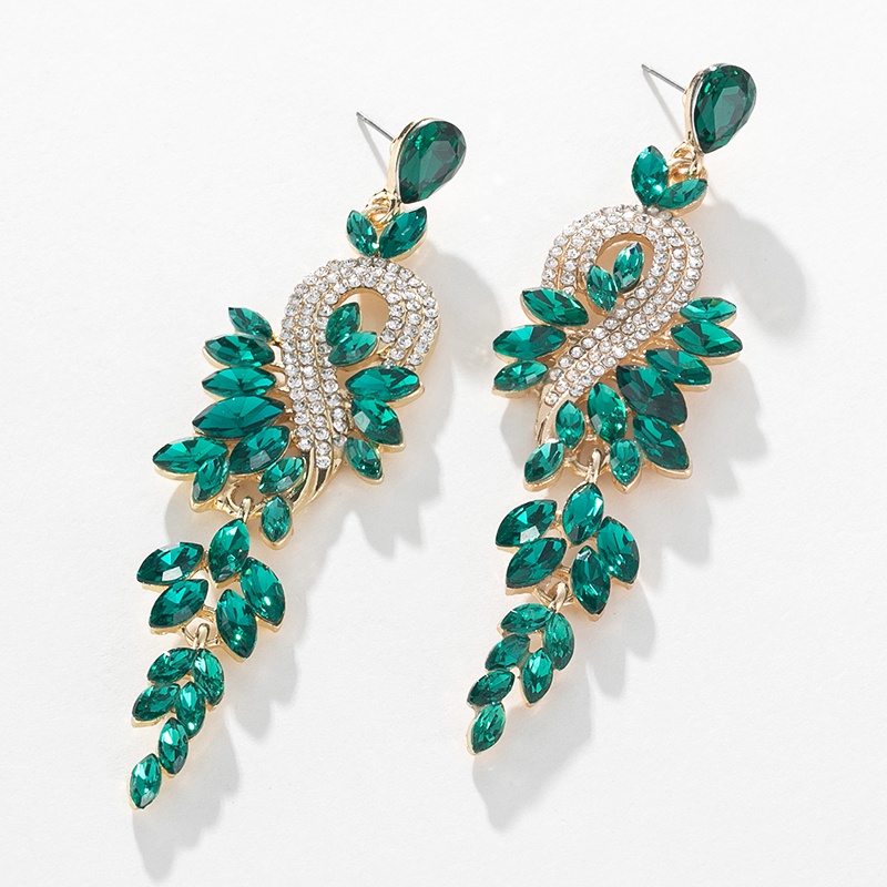 Pinkdudu Moda Exagero Liga Strass Brincos Geometria De Gota Longa Para Jóias Femininas Presentes PD899