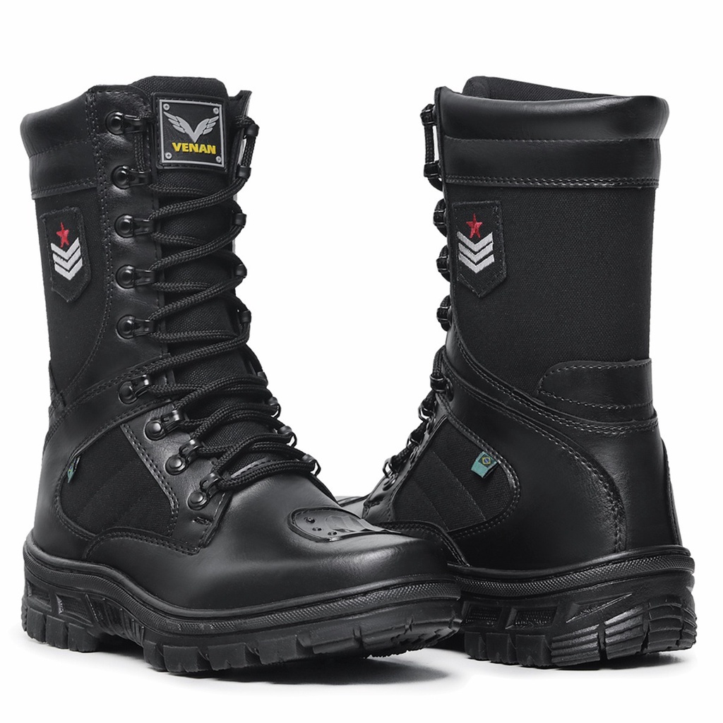 Bota Coturno Militar Motociclista Lançamento VENAN 620 — imagem 2 de 2