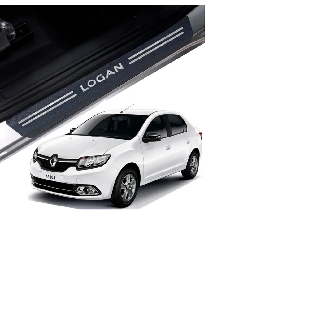 Soleira 8 Peças Renault Logan 2014 / 2023
