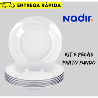 Kit 6 Pratos Fundos Duralex Astral -  Nadir Figueiredo em Oferta na Shopee