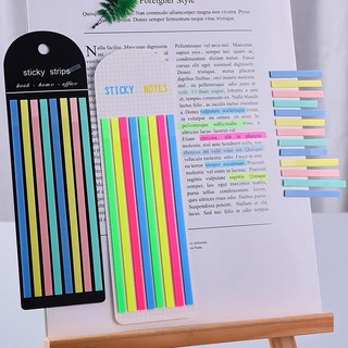 2 PCS Notas adesivas stick note flags fininho marcador de página/160 Folhas Coloridas Extremamente Fina Notas Adesivas Estudantes Adesivos De Rótulo Fluorescente Translúcidas
