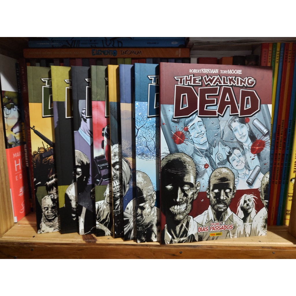 Hq the walking dead diversos volumes escorrega o pre o