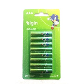 Pilha Alcalina AAA 1.5v LR03 Blister C/16 Un. Elgin