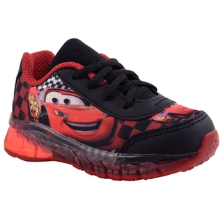 Tênis Infantil Masculino Carros Relâmpago McQueen Com Luzinha Colorida. Pisou Piscou. Lançamento. em Oferta na Shopee