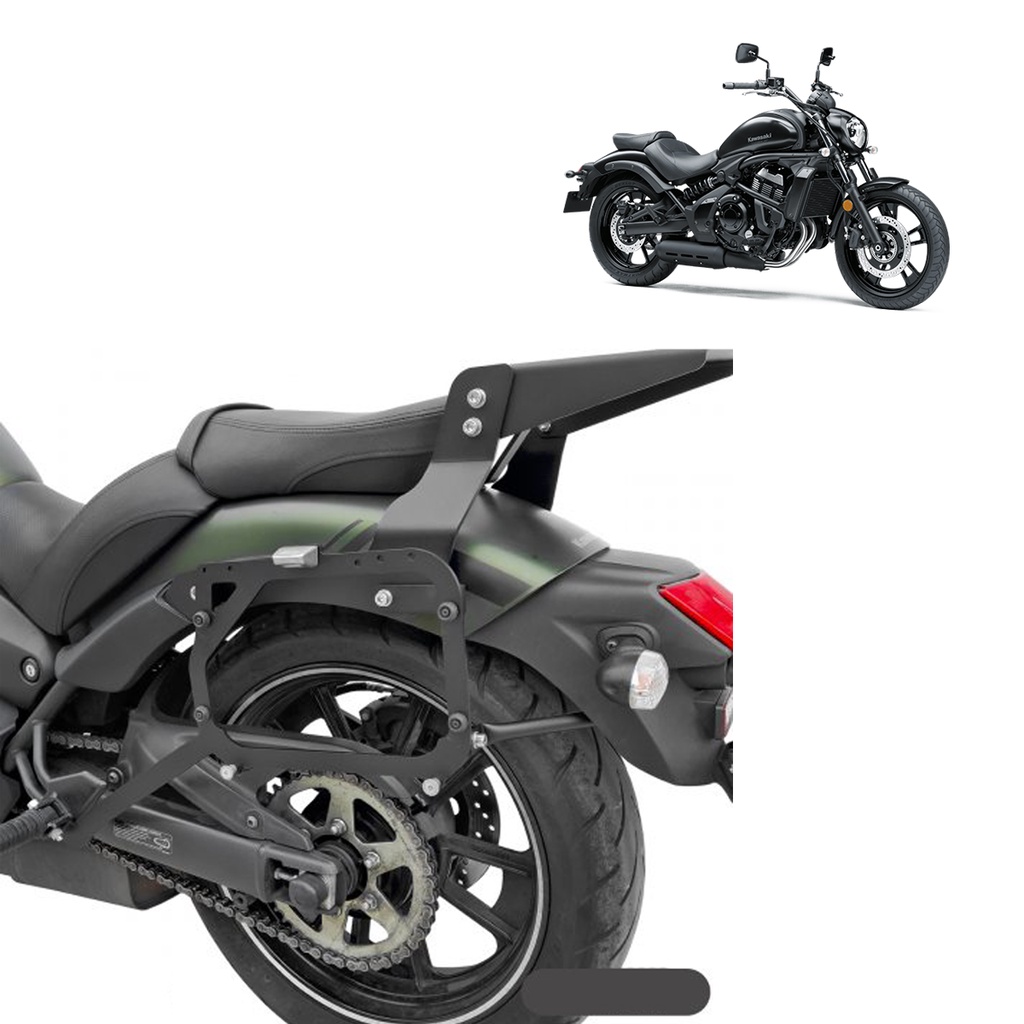 Suporte Lateral Baú Kawasaki Vulcan 650 2015 Em Diante Scam