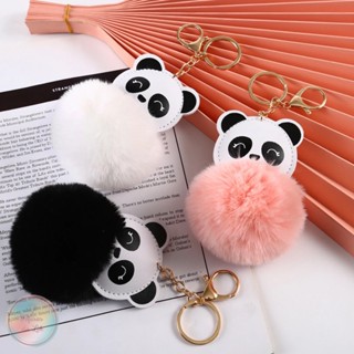 Chaveiro pompom panda fofo
