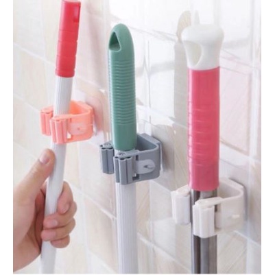 Suporte para Vassouras e Rodo / Suporte de Parede Fortalecer Gancho de Cozinha Banheiro para Organização da Casa
