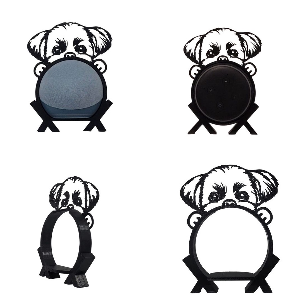 Suporte Alexa Echo Dot 3ª Echo Dot 4ª Echo Dot 5ª "Shih-tzu"