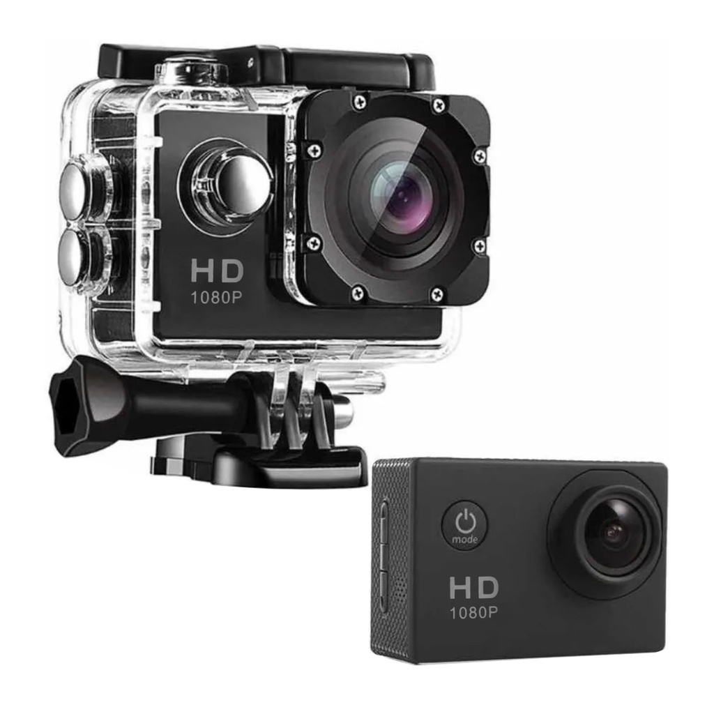 Câmera Filmadora À Prova D'agua Sport Hd 1080p Mergulho Bike