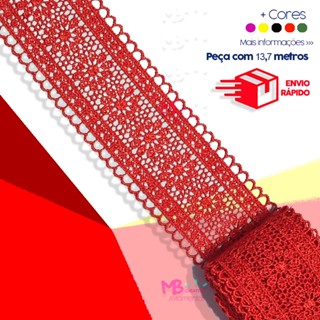 Renda Guipir CHL-419 - 40mm - Peça com 13,7 metros
