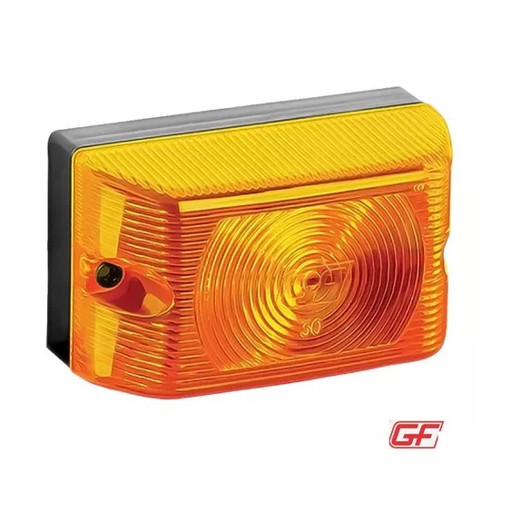 Lanterna Lateral Retangu Carretas Furgao Universal Gf0110am
