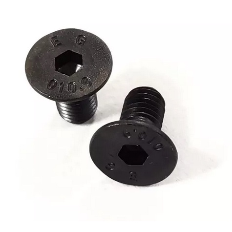 Parafuso Chato Allen M3 X 8mm Oxidado Preto