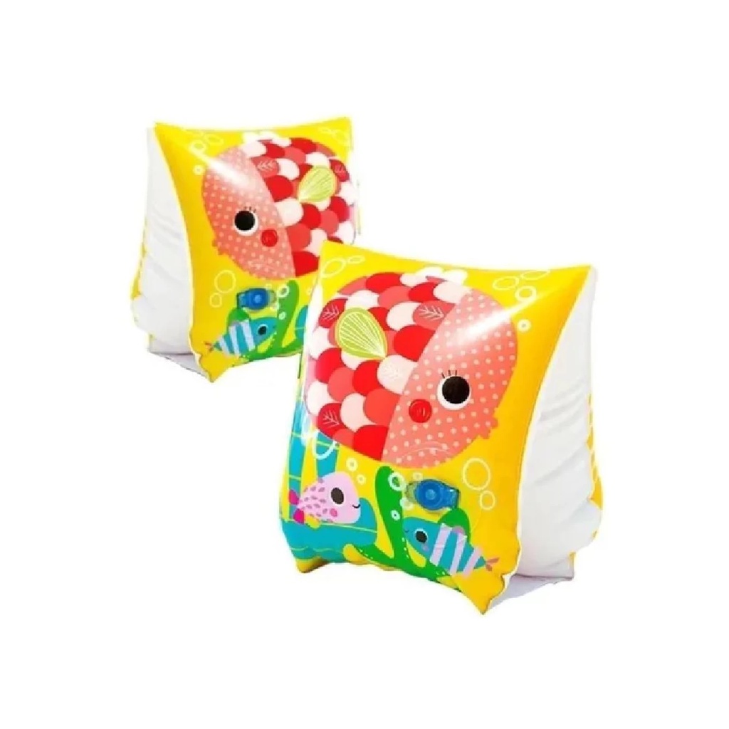 Boia de Braço Infantil Inflável Peixinhos - Intex 58652